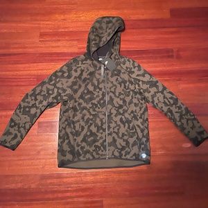 Nike Tech Fleece Full Zip Hoodie Camo Men's Large CJ5975-222